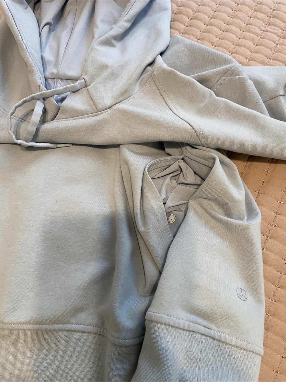 Lululemon Light Blue Men’s Hoodie Sweatshirt